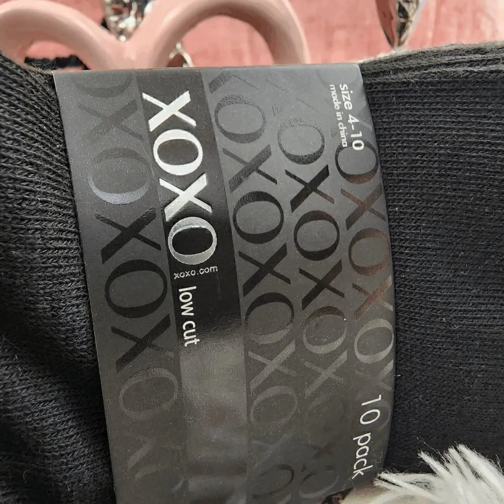 XOXO 10 Pack Low Cut Socks Size 4-10
